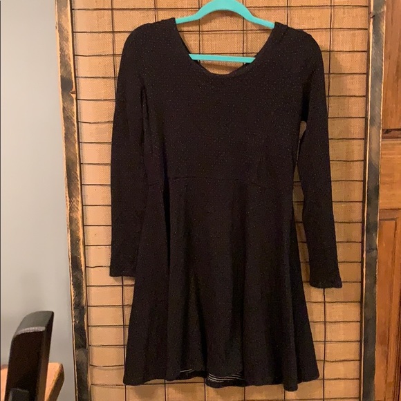 Free People Dresses & Skirts - Free People black dress with polka dots